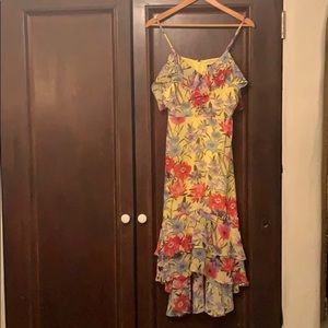International Concepts Yellow Floral Dress